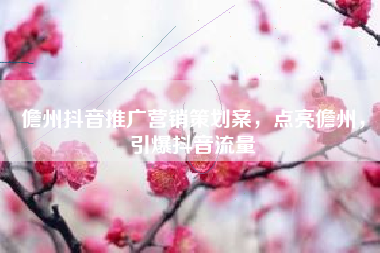 儋州抖音推广营销策划案，点亮儋州，引爆抖音流量